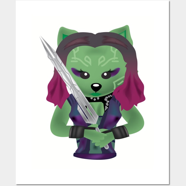 Gamora Wall Art by sebstgelais